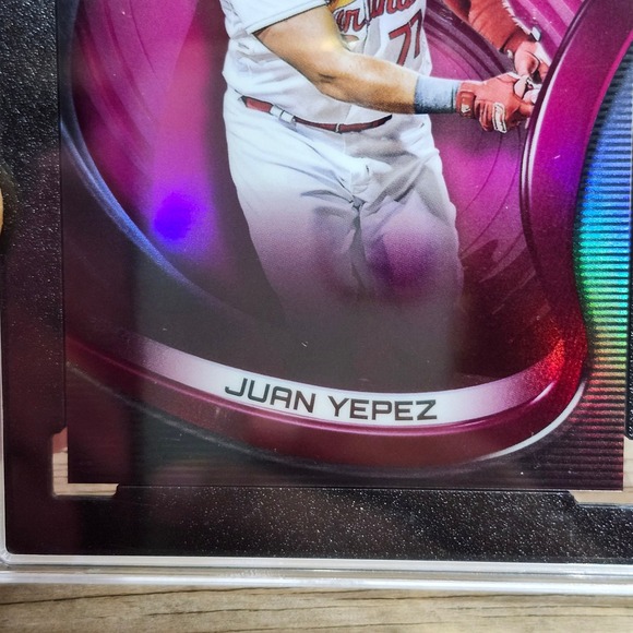 2022 Topps Chrome Black‎ Juan Yepez #83 Red Refractor 1/5 SGC 10 Rookie Card - Picture 5 of 11